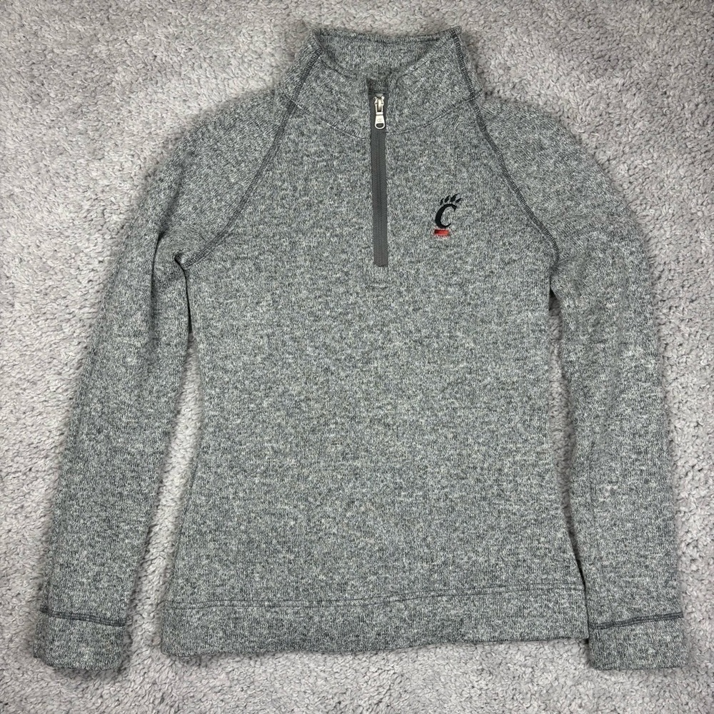 Bearcats Sweater Womens Small Champion Quarter Zip University of Cincinnati UC